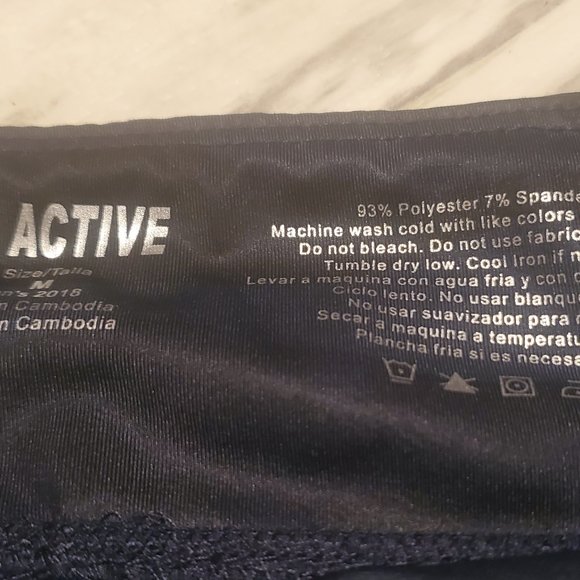 Blue & black camo athletic shorts - Picture 6 of 7